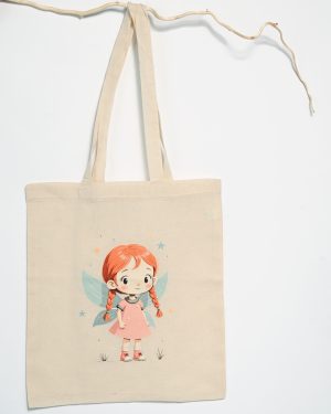 Tote bag din bumbac Cireșica